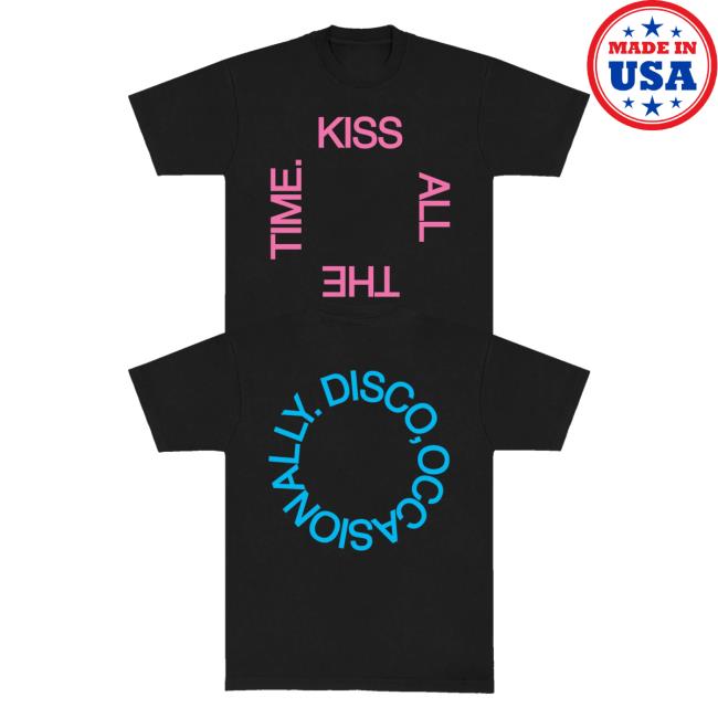 Harry Styles Merch Store Kiss Disco Black Shirt 5 Harry Styles Merch Store Kiss Disco Black Shirt