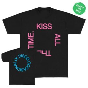 Harry Styles Store Merch Shop Kiss Disco Black Tee