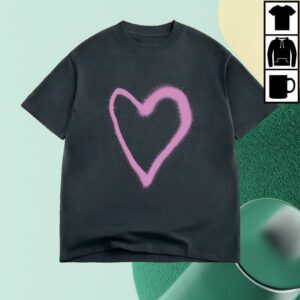 Hayley Williams Store Merch Heart Paint Shirt