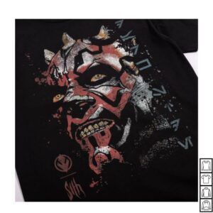 Heroes & Villains Store Merch Star Wars Darth Maul Portrait Forge Shirt