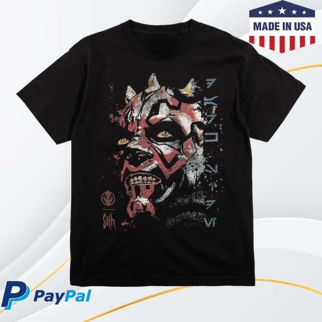 Heroes & Villains Store Merch Star Wars Darth Maul Portrait Forge Shirt 3 Heroes & Villains Store Merch Star Wars Darth Maul Portrait Forge Shirt