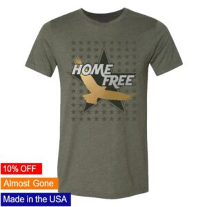 Home Free Music Store Merch Shop Eagle Logo & Stars Shirt