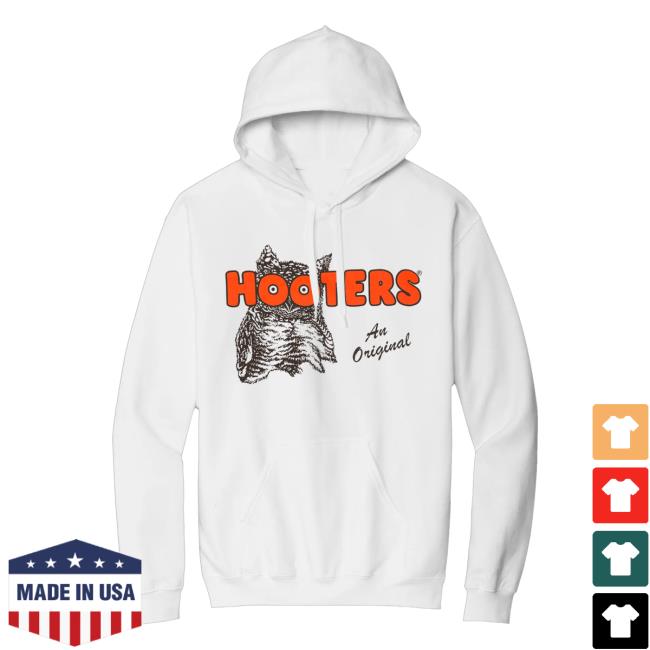 Hooters Merch Shop Classic Logo Pocket Hoodies 2 Hooters Merch Shop Classic Logo Pocket Hoodie