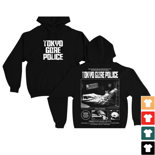 Horror Nostalgia Store Merch Tokyo Is Burning Hoodie 2 Horror Nostalgia Store Merch Tokyo Is Burning Hoodie