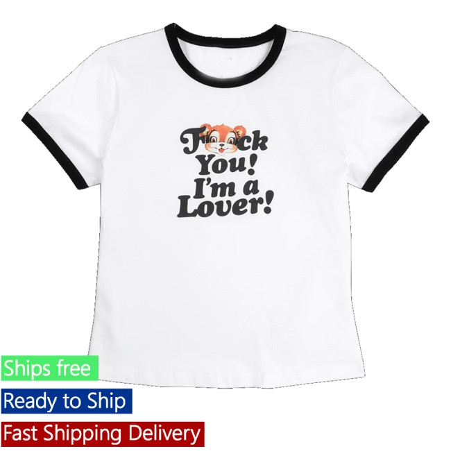 Idles Merch Store F U I'm A Lover Women's Ringer 2 Idles Merch Store F U I'm A Lover Women's Ringer