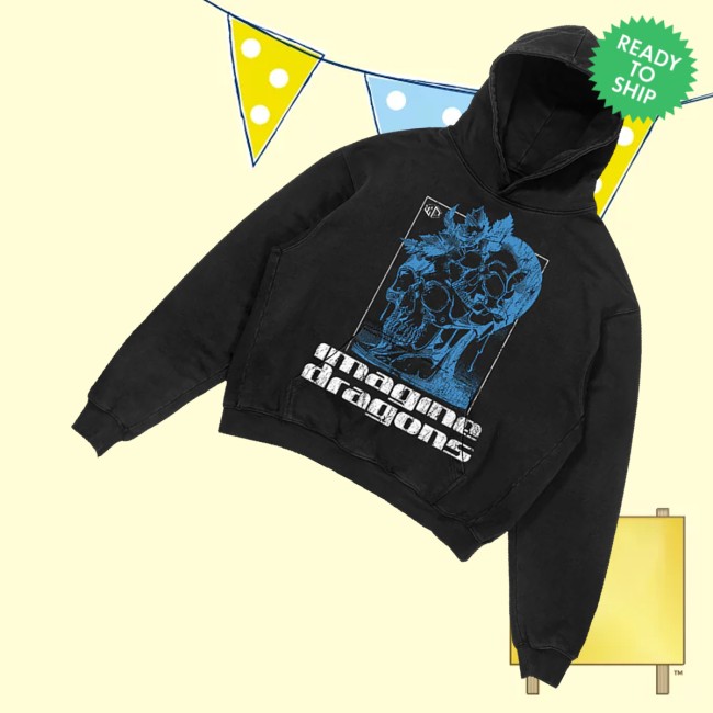 Imagine Dragons Merch Store Melting Skull Hoodie 3 Imagine Dragons Merch Store Melting Skull Hoodie