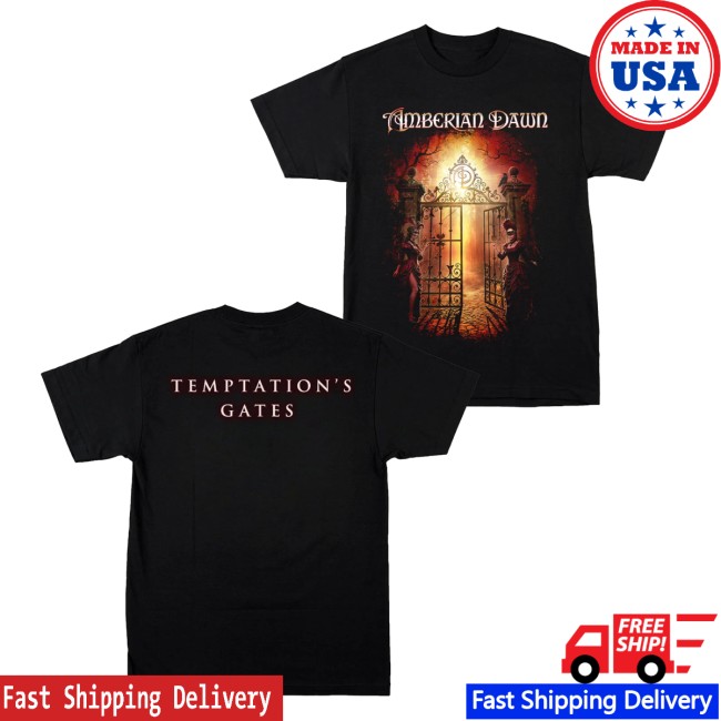 Indiemerchstore Merch Store Amberian Dawn Temptation's Gates T-Shirt 4 Indiemerchstore Merch Store Amberian Dawn Temptation's Gates T-Shirt