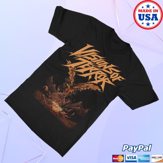 Indiemerchstore Merch Store Visions Of Terror Phoenix Rising T-Shirt 3 Indiemerchstore Merch Store Visions Of Terror Phoenix Rising T-Shirt