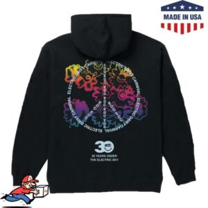 Insomniac Shop Store Merch Peace Edc 30Th Year Hoodie