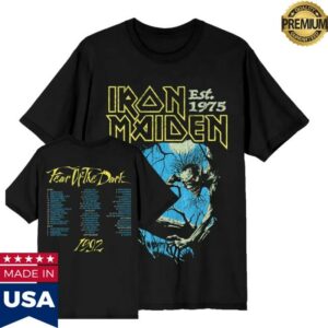 Iron Maiden Merch Shop Im50 Fear Of The Dark Tour Tee