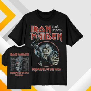 Iron Maiden Merch Shop Im50 No Prayer For The Road Tee