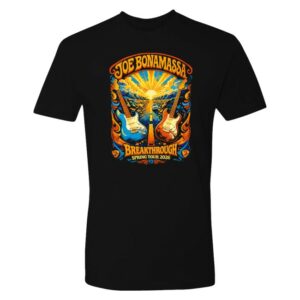 Joe Bonamassa Merch 2026 U.S. Spring Tour T-Shirt