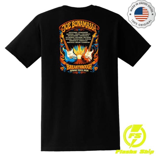 Joe Bonamassa Merch 2026 U.S. Spring Tour Shirt 5 Joe Bonamassa Merch 2026 U.S. Spring Tour Shirt