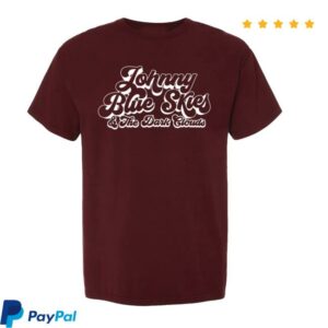 Johnny Blue Skies Merch Store Johnny Blue Skies & The Dark Clouds Logo Maroon