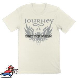 Journey Music Merch Store Natural Don't Stop Believin' Tee
