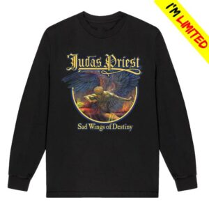 Judas Priest Store Merch Sad Wings Of Destiny Long Sleeve Tee