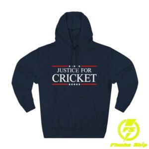 Justice For Cricket Store Merch Justice For Cricket Hoodie