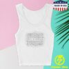 kenny Kacey Musgraves Merch Store Bedazzled Buckle Tank White