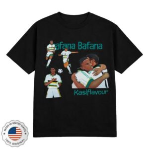 Kasiflavour10 Store Merch Shop Bafana Kaofela 1999-00 Black Tee