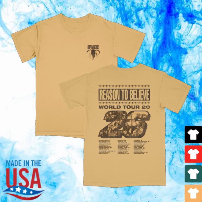 Kip Moore Merch Store Reason To Believe Tour Shirt 2 Kip Moore Merch Store Reason To Believe Tour Shirt
