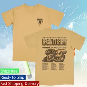 Kip Moore Merchandise Shop Reason To Believe Tour Tee