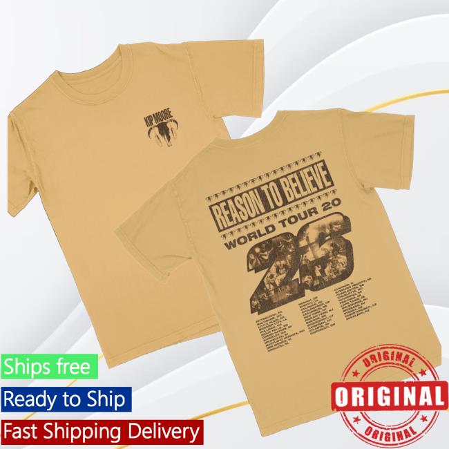 Kip Moore Merchandise Shop Reason To Believe Tour Tee Shirt 3 Kip Moore Merchandise Shop Reason To Believe Tour Tee