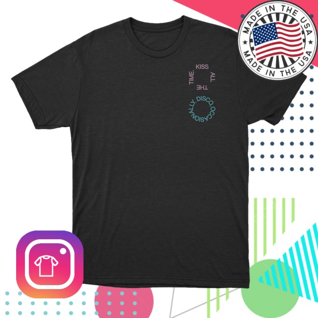 Kiss All The Time Disco Occasionally Merch Store Kiss Disco Circular Text Shirt 2 Kiss All The Time Disco Occasionally Merch Store Kiss Disco Circular Text Shirt