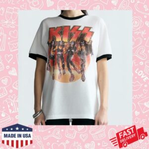 kenny Kiss Merch Store Destroyer Original Cover 50Th Anniversary Ringer Shirts