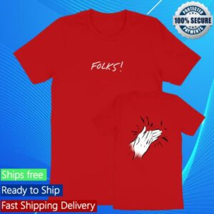 Kurtis Conner Merch Store Shop Folks Red Tee