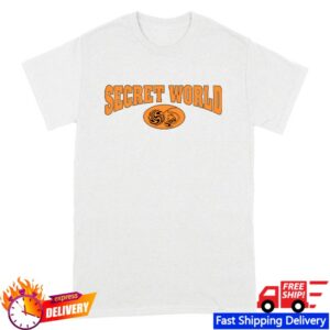 Last Ride Records Merch Secret World Orange Logo Shirt