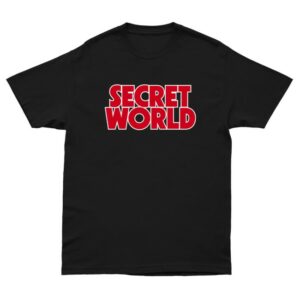 Last Ride Records Merch Secret World Red Swirl Shirt