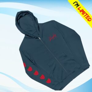 kenny Laufey Music Store Merch Shop Strawberry Zip Hoodies