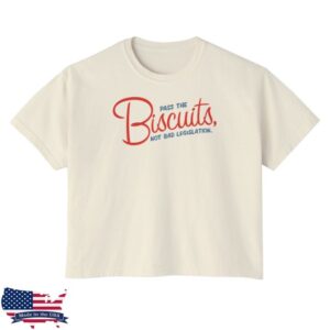 Lauren Pinkston For Tn Governor Merch Pass The Biscuits Not Bad Legislation Women's Boxy Tee