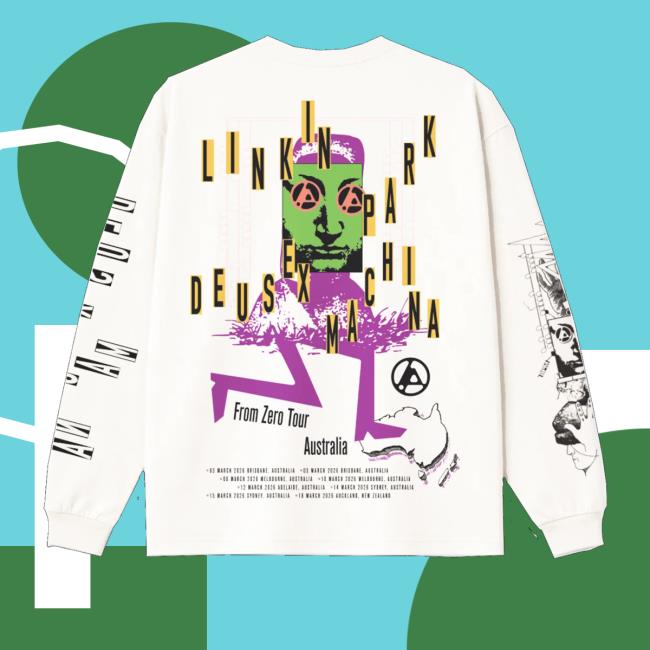 Linkin Park Store Merch Deus White Longsleeve 3 Linkin Park Store Merch Deus White Longsleeve