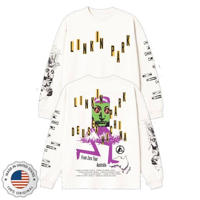 Linkin Park Store Merch Deus White Longsleeve 5 Linkin Park Store Merch Deus White Longsleeve