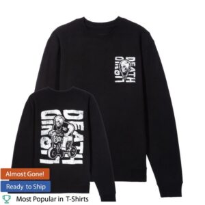 Liquid Death Merch Shop Deathcycle Sweatshirt