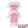 Lollapalooza Merch Store 2026 Women's Lolla Guide Lineup Boxy Shirt