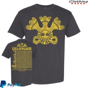 Lollapalooza Store Merch Shop Lolla Guide Lineup Tee