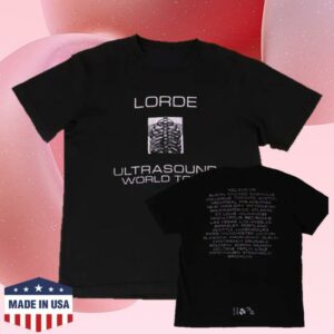 Lorde Merch Shop 2025 Ribcage Dateback Tee