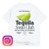 Los Sundays Tequila Merch Store The Tequila Soda Club Tee Blanc White