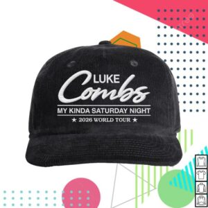 Luke Combs Merch Store Cord Rope Hat Black