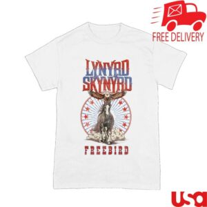 Lynyrd Skynyrd Store Merch Clydesdale Eagle White Shirt