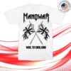 Manowar Merch Store Manowar Shirt Hail To England White