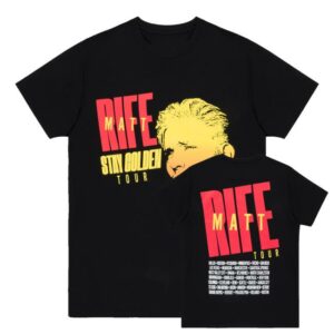 Matt Rife Merch Shop Stay Golden Tour Black T-Shirt