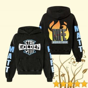 kenny Matt Rife Merch Store Matt Rife Stay Golden 2026 World Tour Hoodie