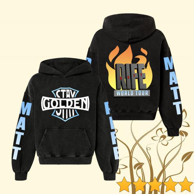 kenny Matt Rife Merch Store Matt Rife Stay Golden 2026 World Tour Hoodie kenny Matt Rife Merch Store Matt Rife Stay Golden 2026 World Tour Hoodie