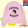 Medium Build Music Store Merch Shop Cuerpo Medio Pink Crewneck