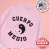 Medium Build Music Store Merch Shop Cuerpo Medio Pink Crewneck