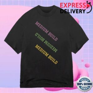 Medium Build Music Store Merch Shop Takeaways Black T-Shirt