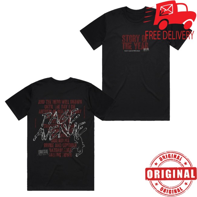 Merch Fan Store Story Of The Year Tracklist Shirt 5 Merch Fan Store Story Of The Year Tracklist Shirt